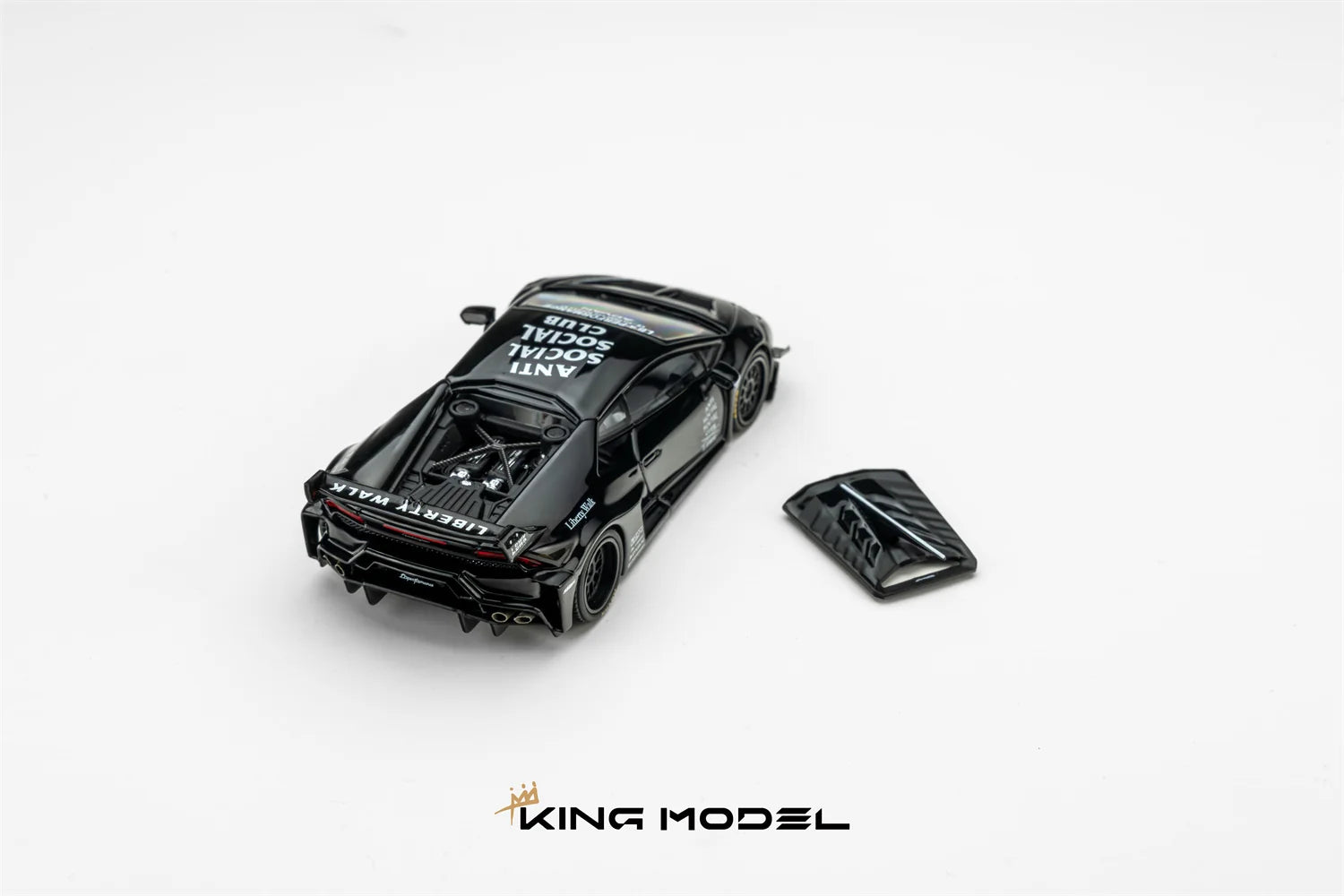 KING MODEL. 1:64 LB Huracan Black