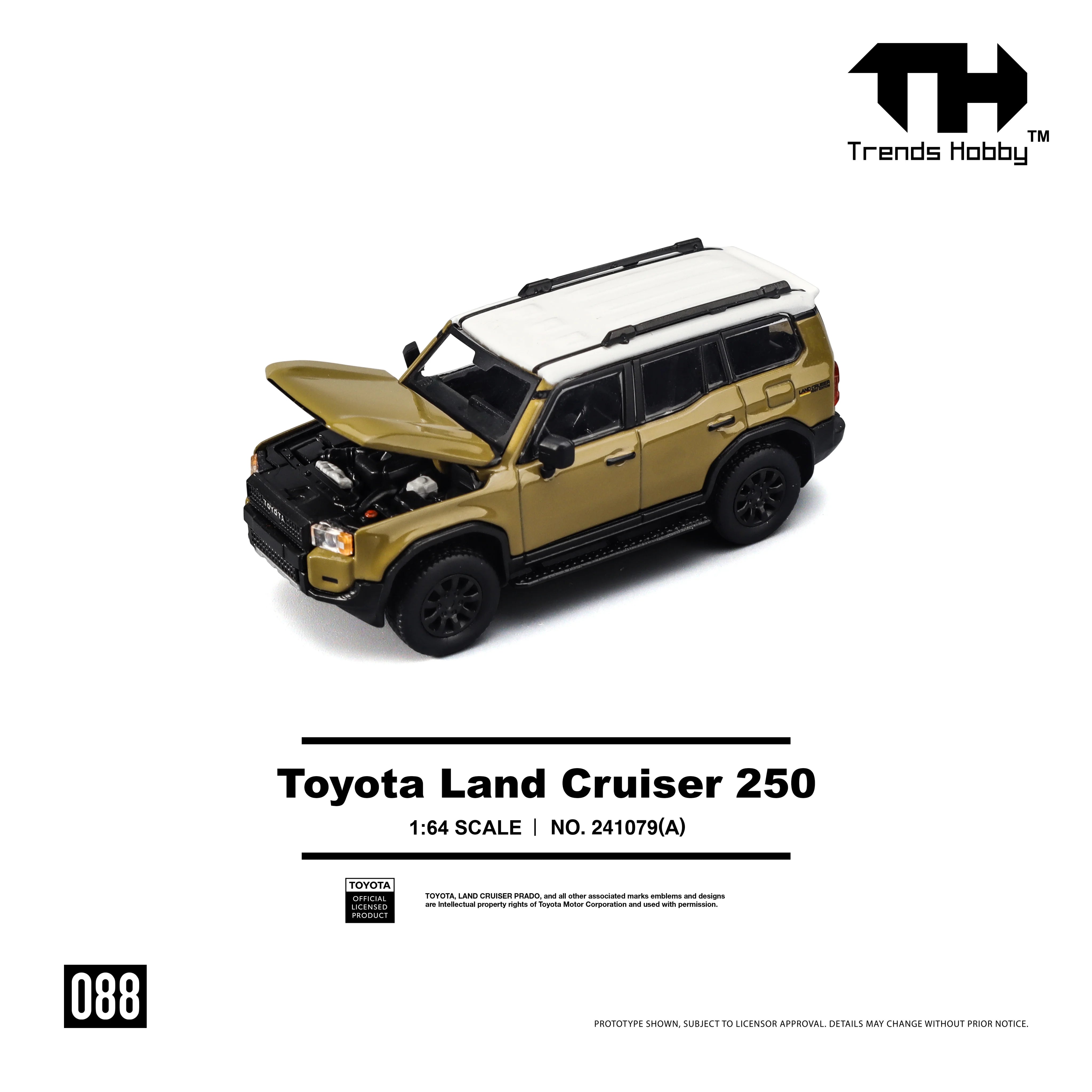 Trends Hobby - Toyota Land Cruiser 250 Sands Yellow