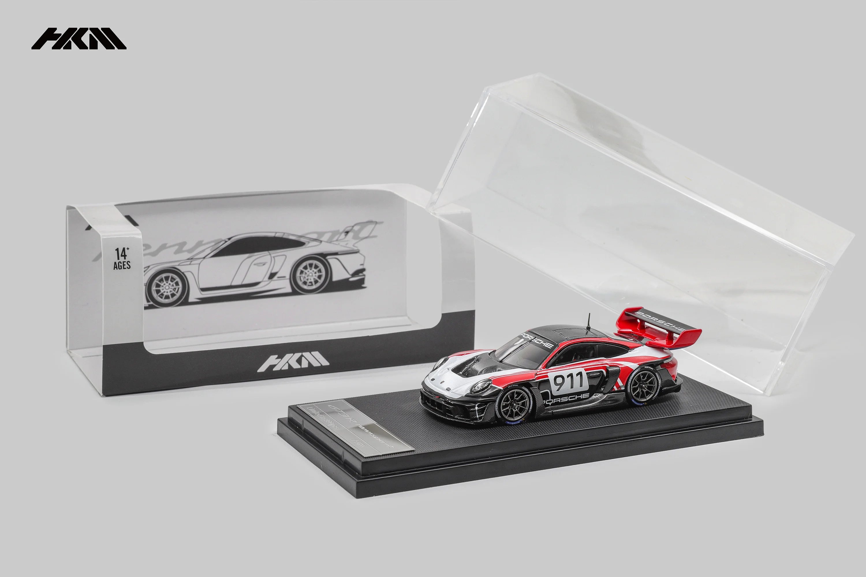 HKM 1:64 PORSCHE 911 (992) GT3 R Rennsport - Red