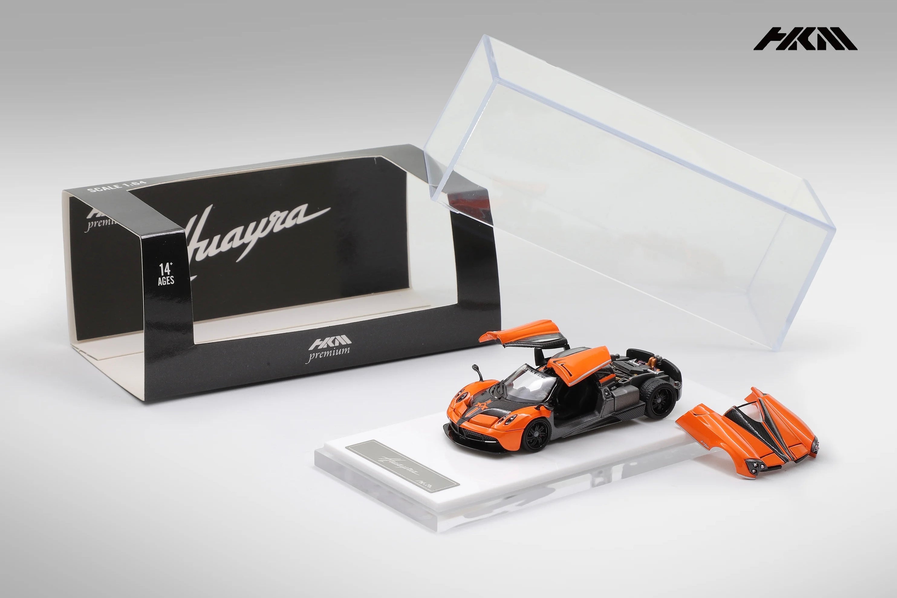 HKM Premium 1:64 Alloy Model ! Huayra Coupe 2014 Orange