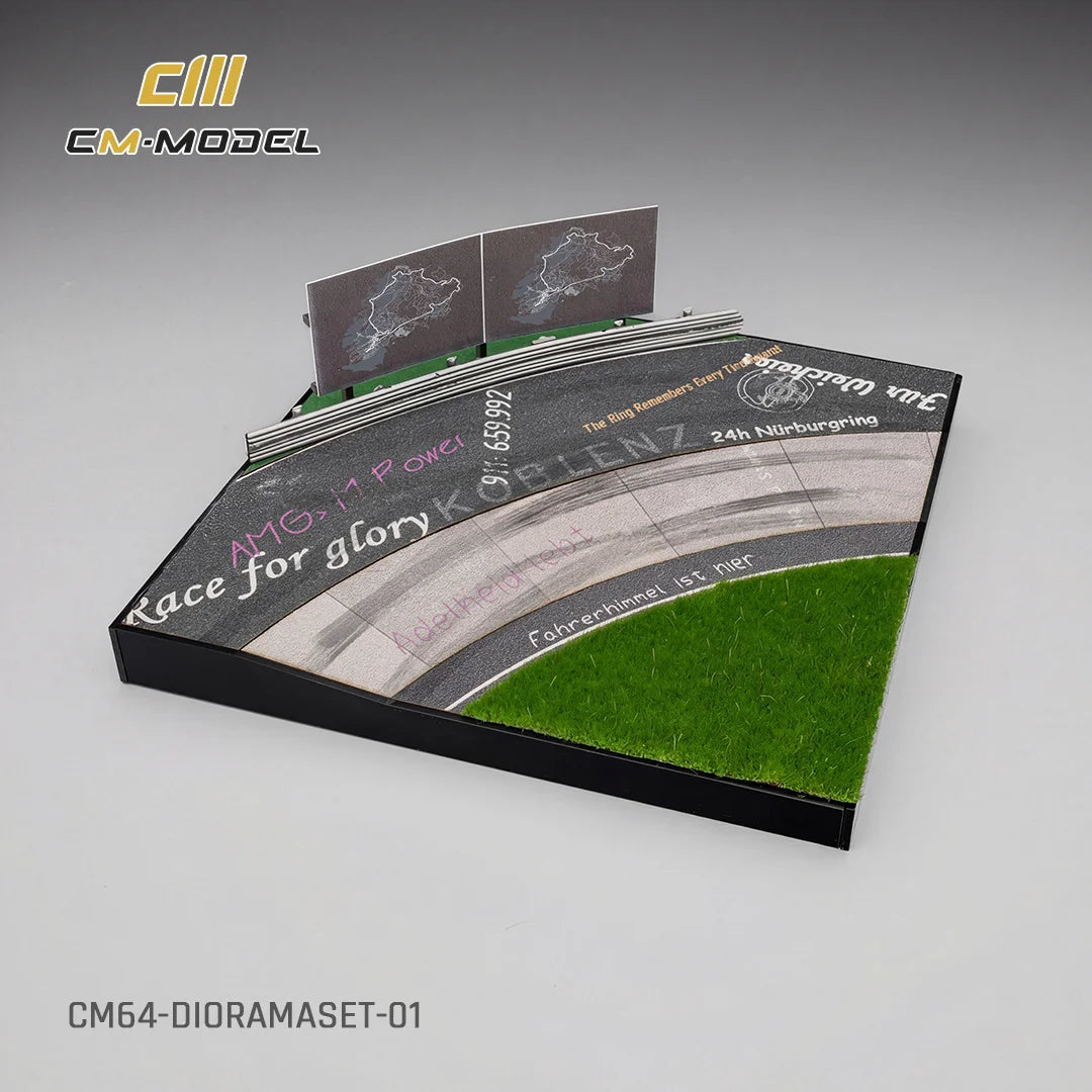 CMModel 1/64 New Carousel Scene with Curved Track