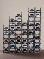 10 Parking spaces parking rack for scale 1/64