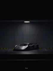 TIME MICRO X PSC DESIGN 1:64 Cyberpunk Countach Singapore Limited Edition