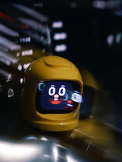 Mangogo smart intelligent expression robot - Yellow Color