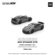 POP RACE 1/64 - STINGER GTR DARK CHROME