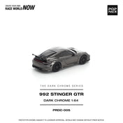 POP RACE 1/64 - STINGER GTR DARK CHROME