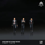 MOREART1:64 PROFESSIONAL AGENT ACTION FIGURE SET SIMULATION RESIN MODEL