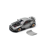 POP RACE 1:64 PANDEM GR86 – SILVER (NEW TOOLING)