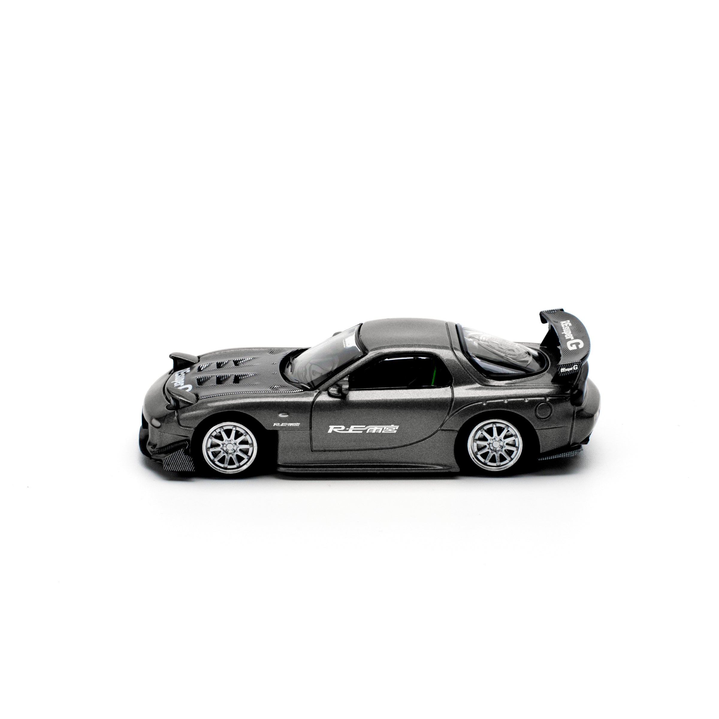 MAZDA RX7 RE-AMEMIYA - GUN METAL - POP RACE