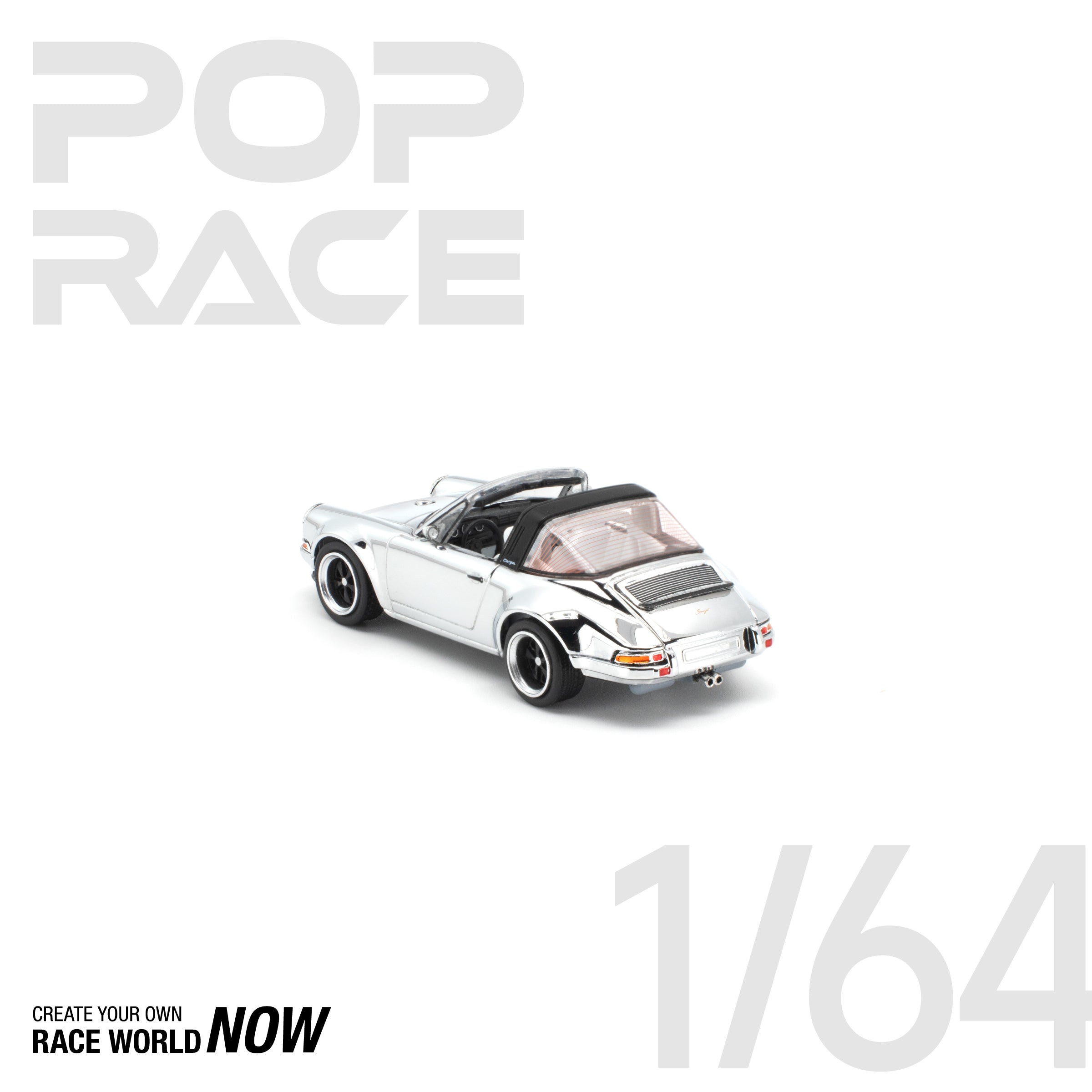 POP RACE 1/64 - PANDEM E30 银色
