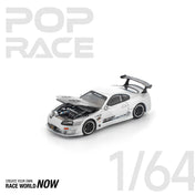 TOP SECRET GT300 SUPRA SILVER BY POP RACE - PRE ORDER