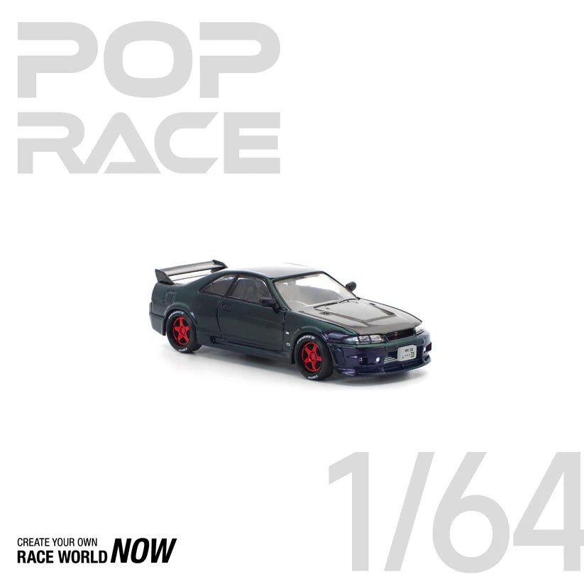 POP RACE 1:64 SKYLINE GT-R R33 GHOST CHAMELEON