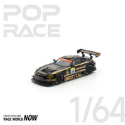 POP RACE 1/64 LBWK AMG GT3 EVO - BLACK NEW TOOLING