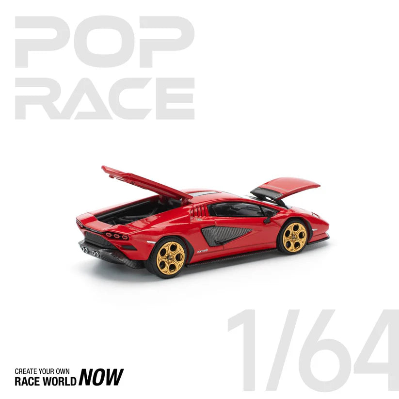 POP RACE 1:64 LAMBORGHINI COUNTACH LPI-800 – ROSSO - PRE ORDER