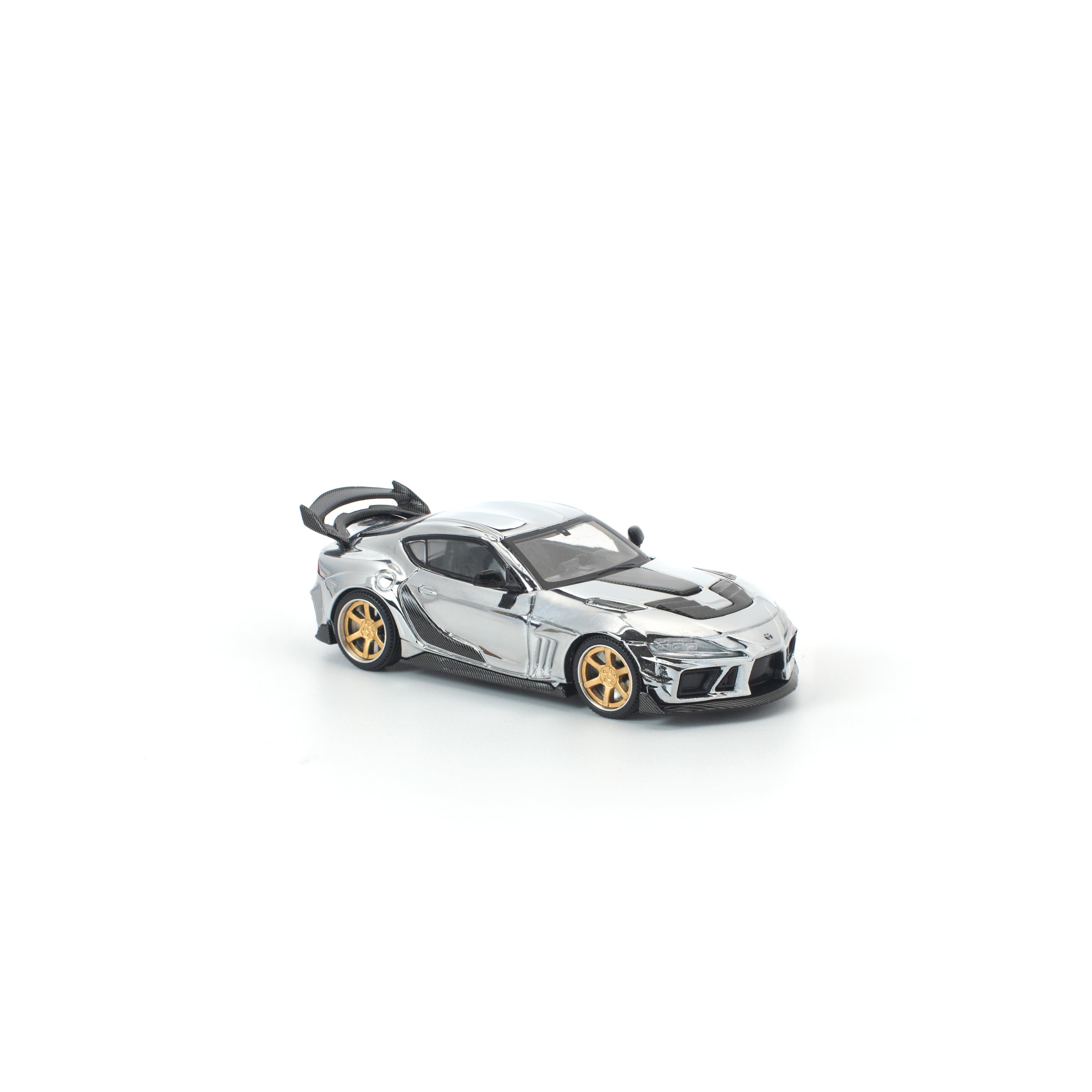 POP RACE 1/64 - DARWIN PRO 66G WBK SUPRA A90 SILVER CHROME - PR640492