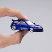 POP RACE 1:64 HONDA CIVIC (EG6) V1.5 PANDEM IN METALLIC BLUE