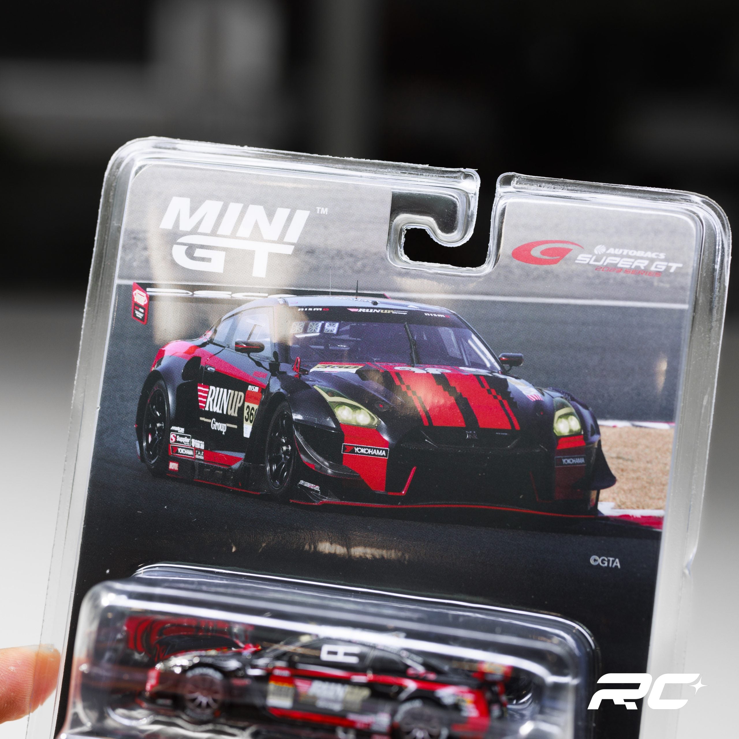 NISSAN GT-R NISMO GT3 — #360 “RUNUP RIVAUX GT-R” TOMEI SPORTS 2023 SUPER GT SERIES in Mini GT