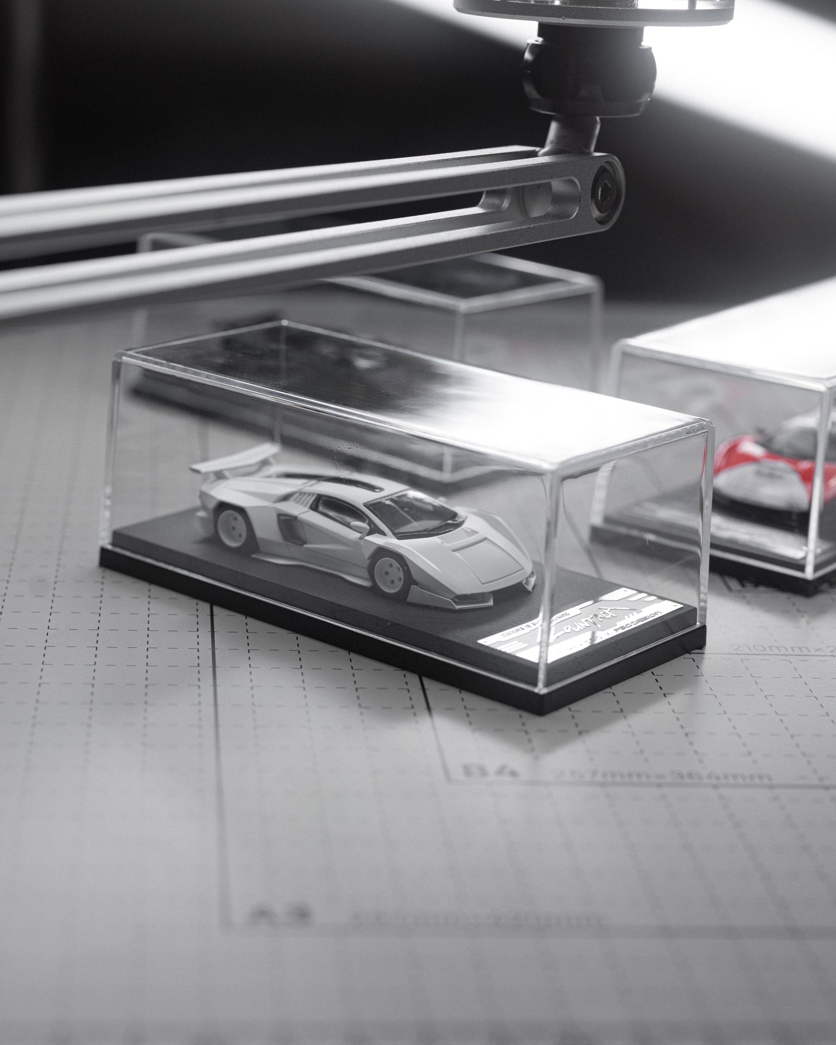 TIME MICRO X PSC DESIGN 1:64 Cyberpunk Countach Singapore Limited Edition