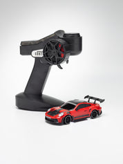 JXC 1/43 GT3 RS RC Red Drift Car (Ready to Run, 4WD Gyro)