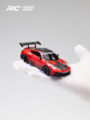 JXC 1/43 GT3 RS RC Red Drift Car (Ready to Run, 4WD Gyro)