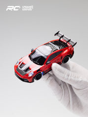 JXC 1/43 GT3 RS RC Red Drift Car (Ready to Run, 4WD Gyro)