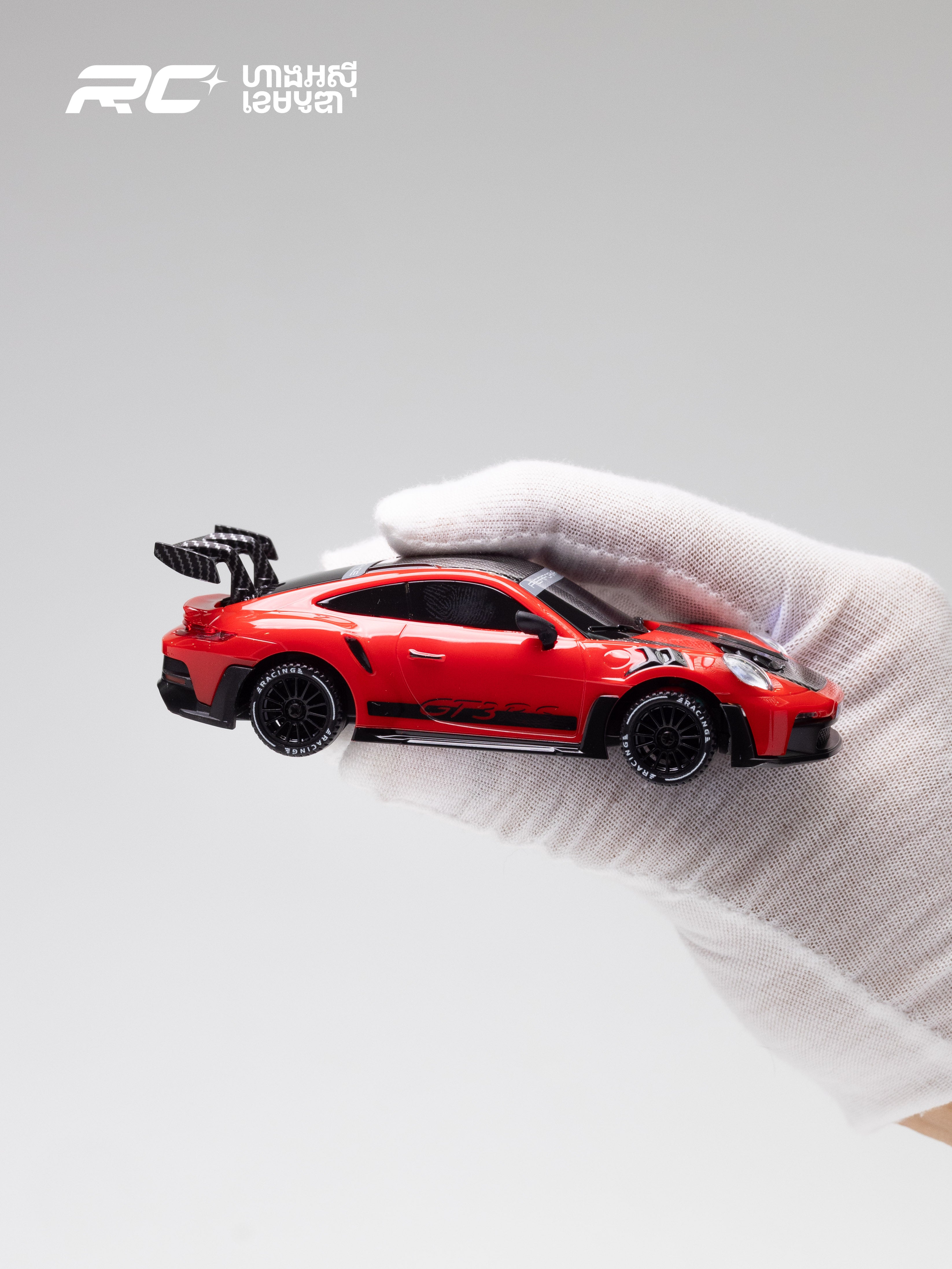 JXC 1/43 GT3 RS RC Red Drift Car (Ready to Run, 4WD Gyro)