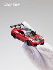 JXC 1/43 GT3 RS RC Red Drift Car (Ready to Run, 4WD Gyro)