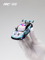 JXC 1/43 GT3 RS RC Blue Drift Car (Ready to Run, 4WD Gyro) (Copy)