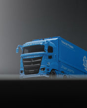 GCD 1:64 LB-TRUCKS Mitsubishi Fuso Super Great BBblue
