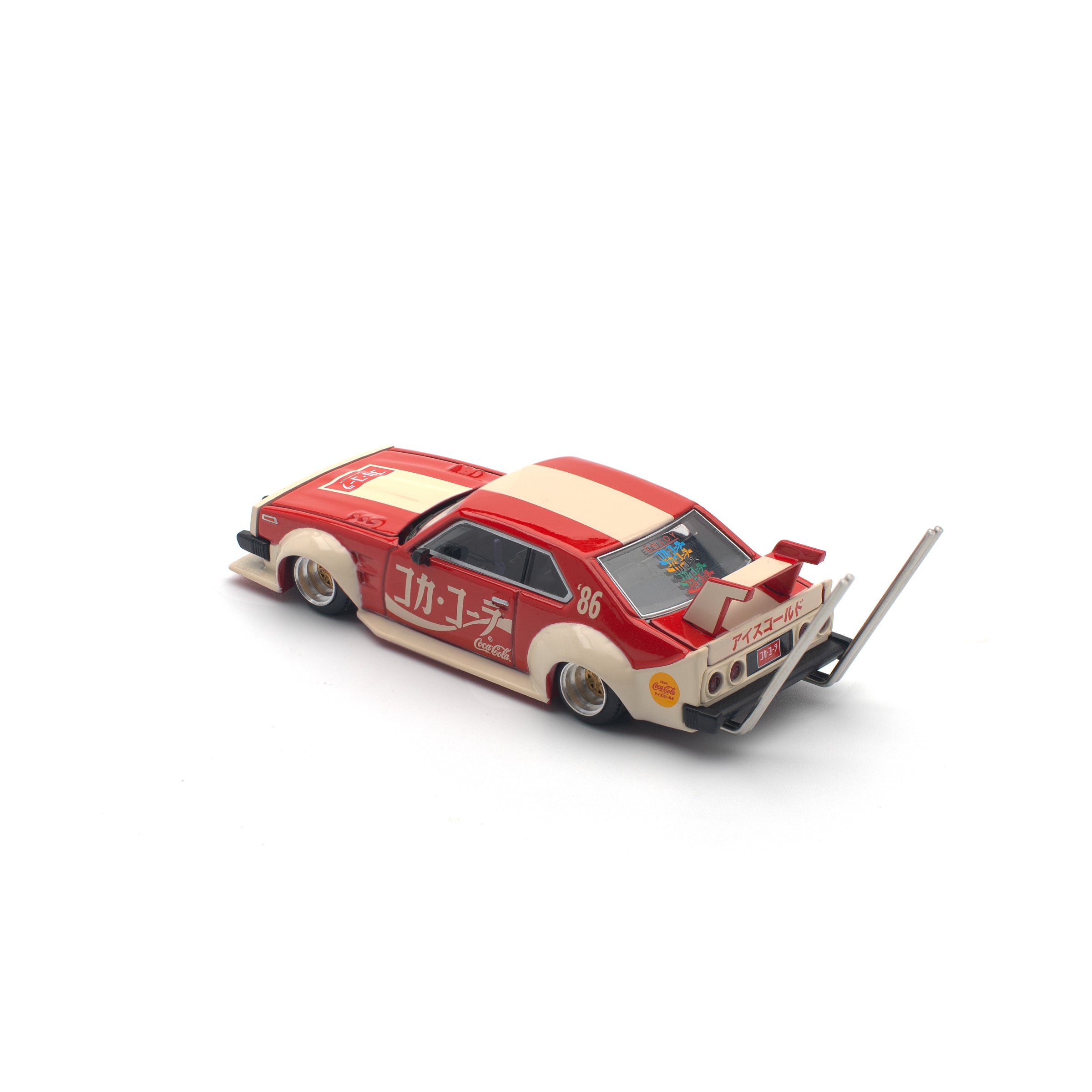 POPRACE 1/64 NISSAN SKYLINE C210 KAIDO RACER BOSOZOKU STYLE COCA COLA