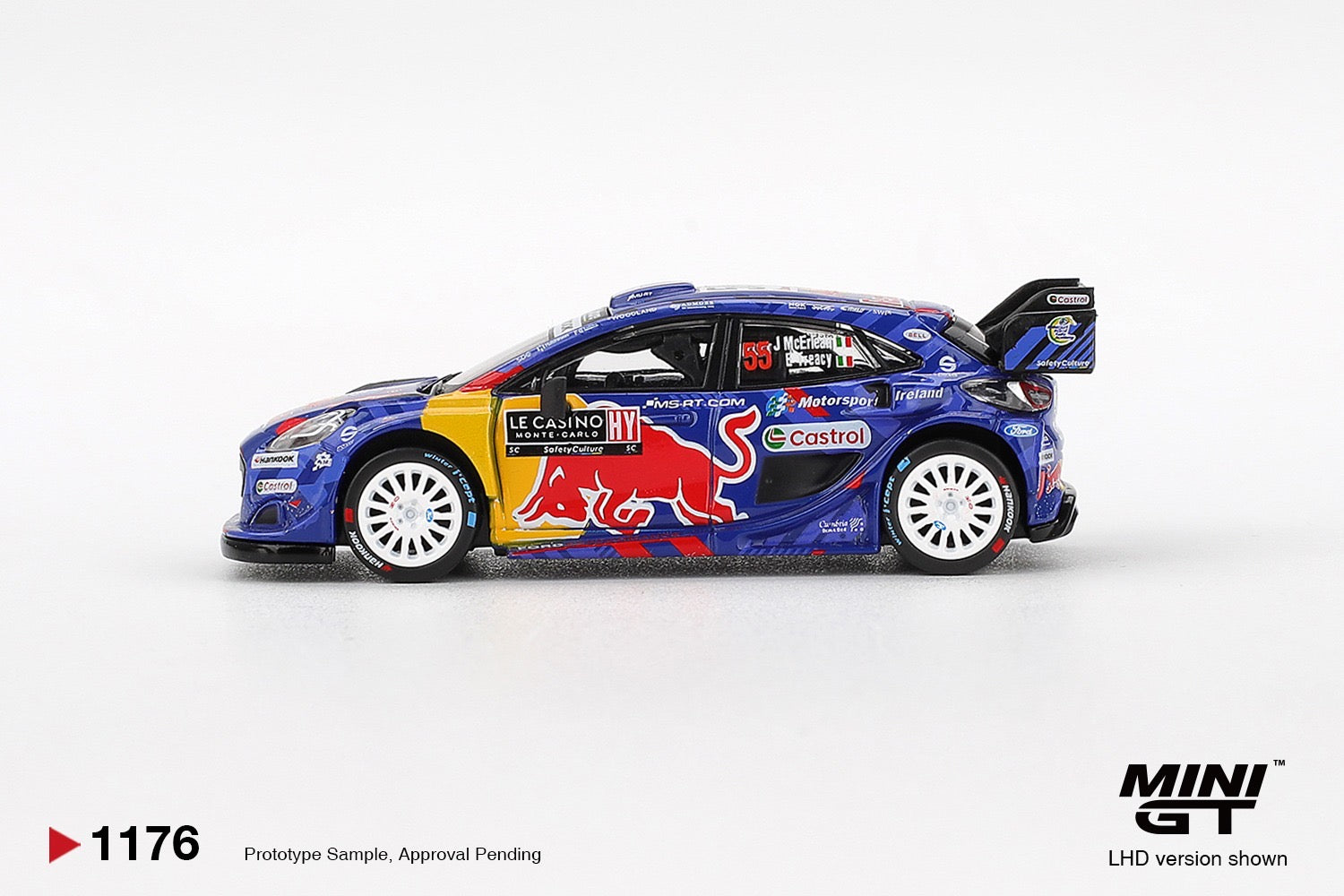 MINIGT - 1/64 Ford Puma Rally1 #55 M-Sport Ford WRT 2025 Rally Monte-Carlo
