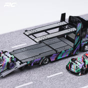 GCD 1:64 HKS Fuso Fighter Mk2 Double Deck Tow Model