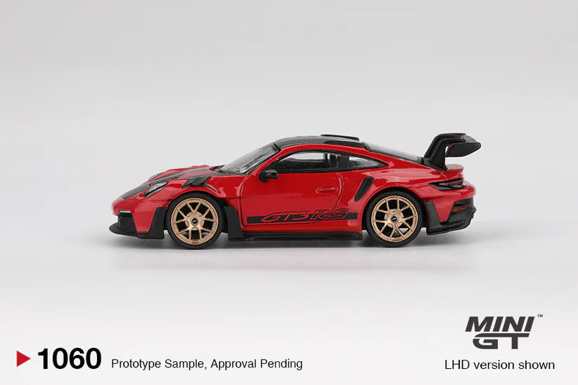 MINI GT 1:64 PORSCHE 911 (992) GT3 RS WEISSACH PACKAGE – GUARDS RED - PRE ORDER