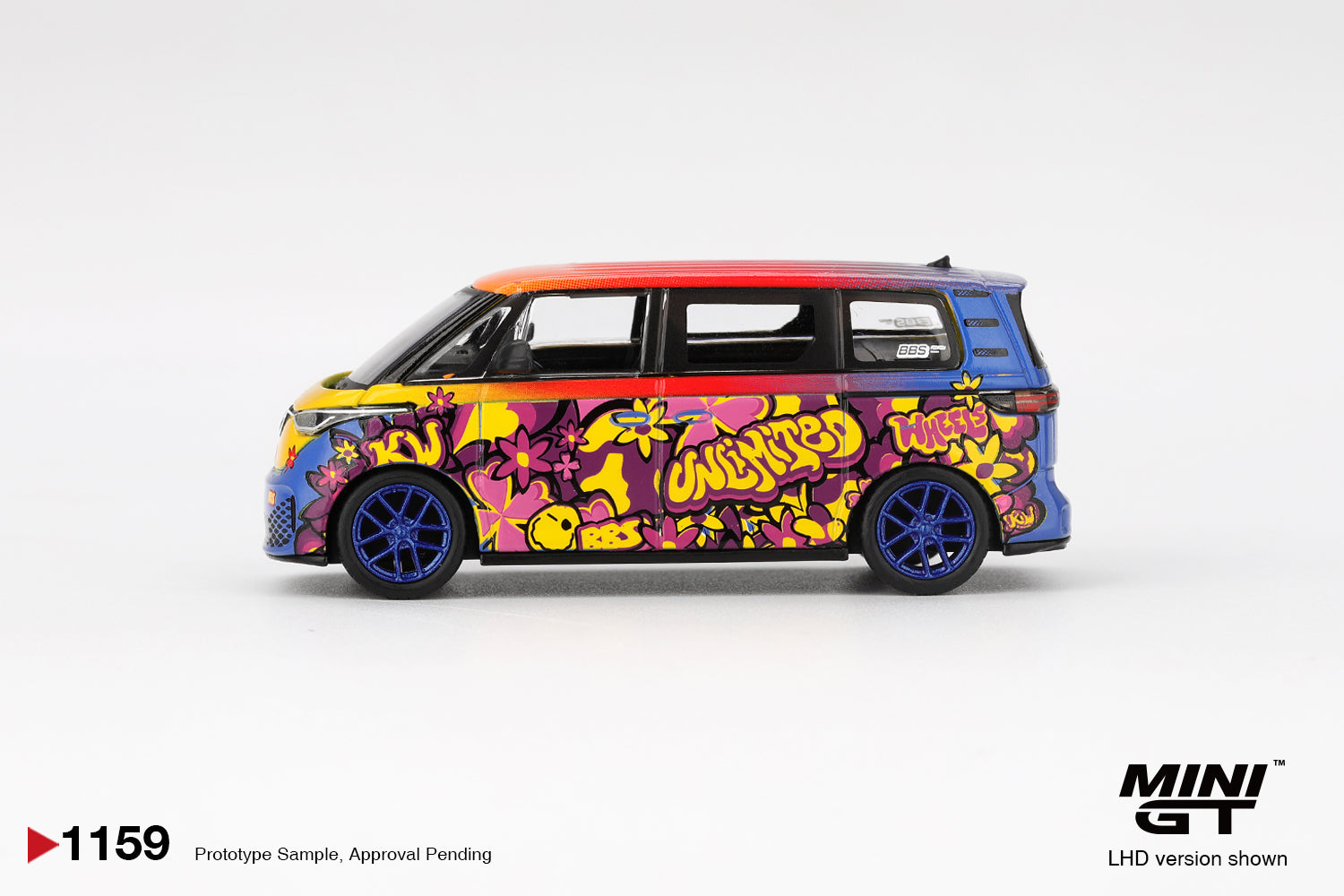 MINIGT - 1/64 Volkswagen ID.Buzz KW/BBS