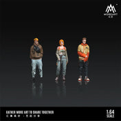 MOREART 1:64 TRENDY MEN’S AND WOMEN’S DOLL SETS