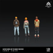 MOREART 1:64 TRENDY MEN’S AND WOMEN’S DOLL SETS
