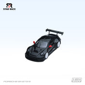 SR 1:64 Porsche 911 GT3 R Black and White Double Streak
