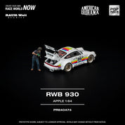 POP RACE 1/64 - RWB 930 APPLE带人偶