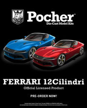 Pocher 1/8 HK126 Ferrari 12Cilindri – Rosso Imola