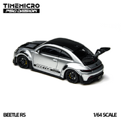 TimeMicro × PSC DESIGN 1:64 Beetle RS First Edition Silver Die-Cast Car Model