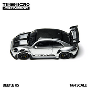TimeMicro × PSC DESIGN 1:64 Beetle RS First Edition Silver Die-Cast Car Model