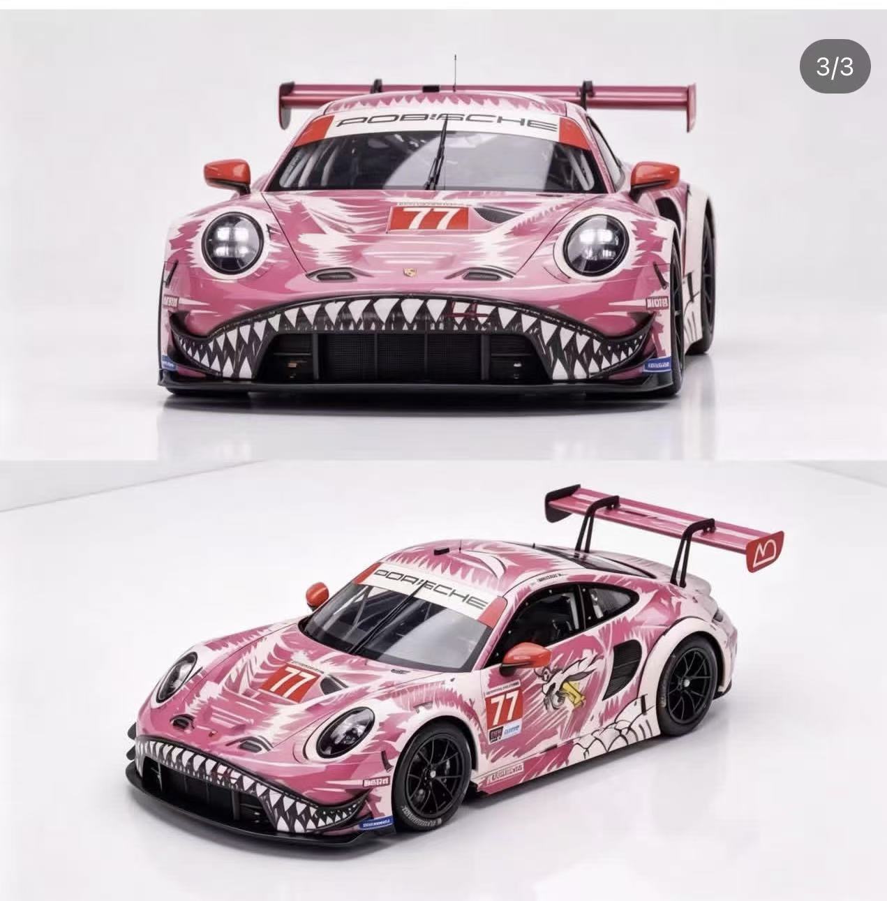 VVM 1:64 Porsche 911 GT3R Pink Sketchy Rexy