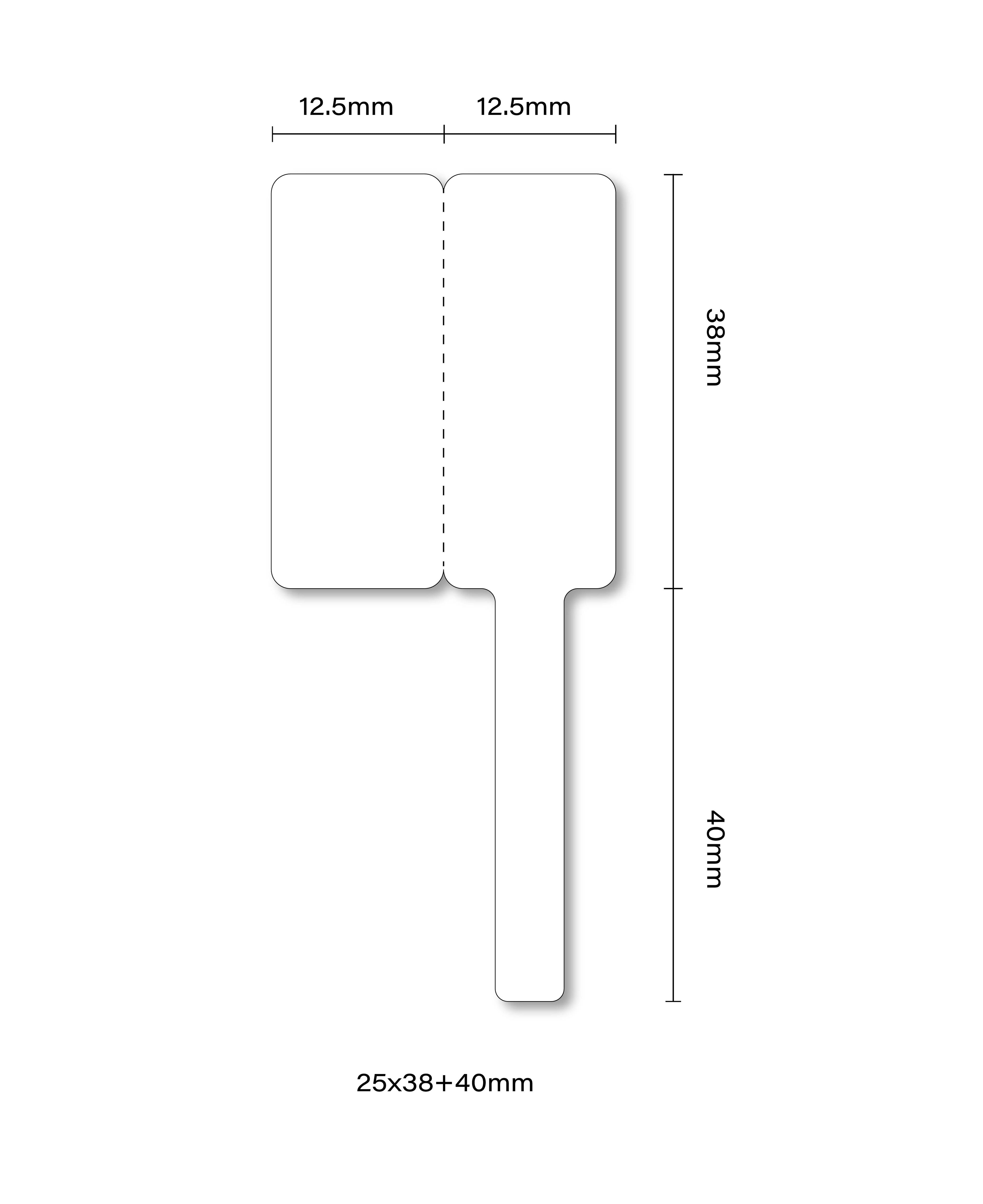 T25*38+40L-100 White Cable