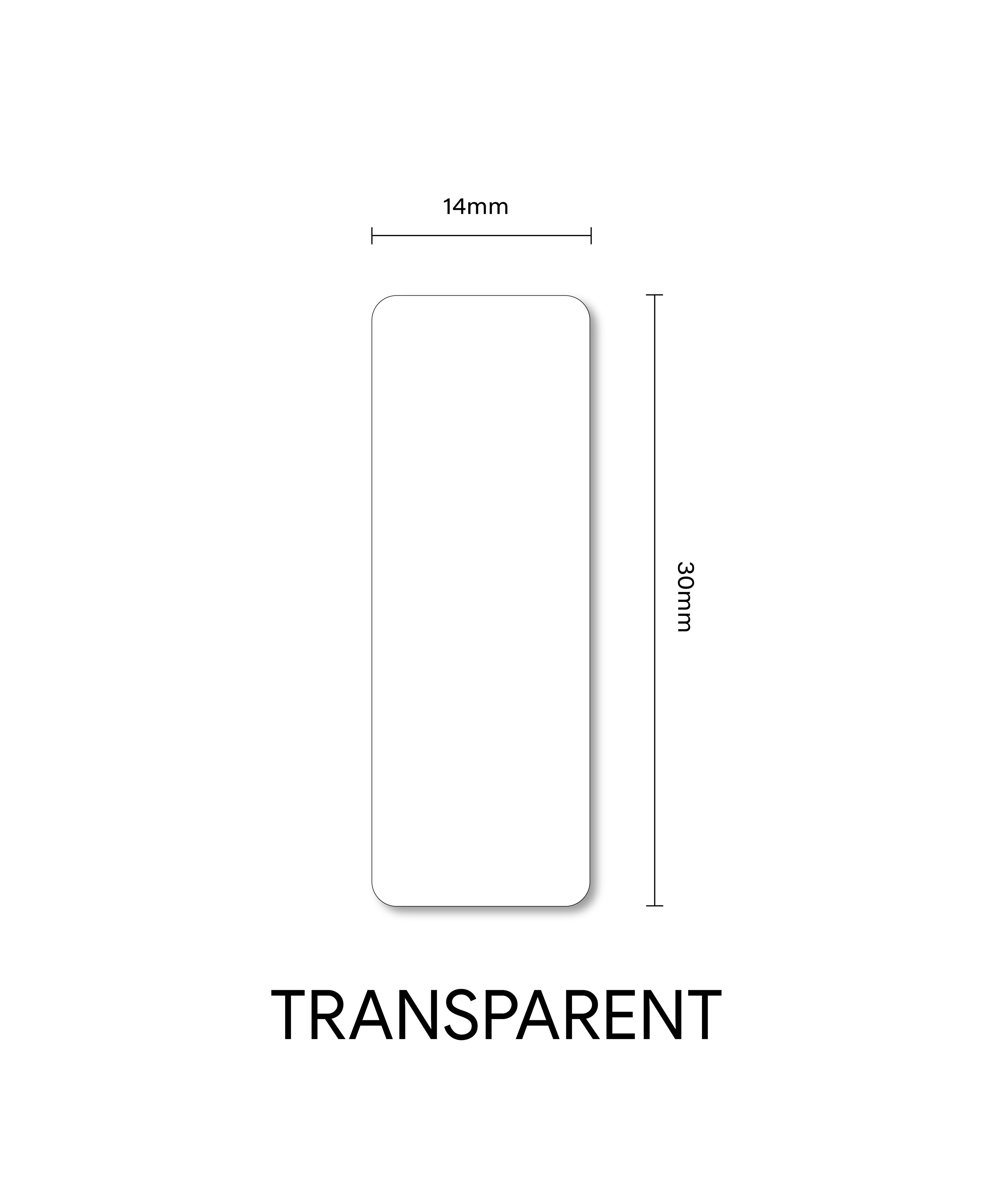 TT14*30mm-210 TRANSPARENT