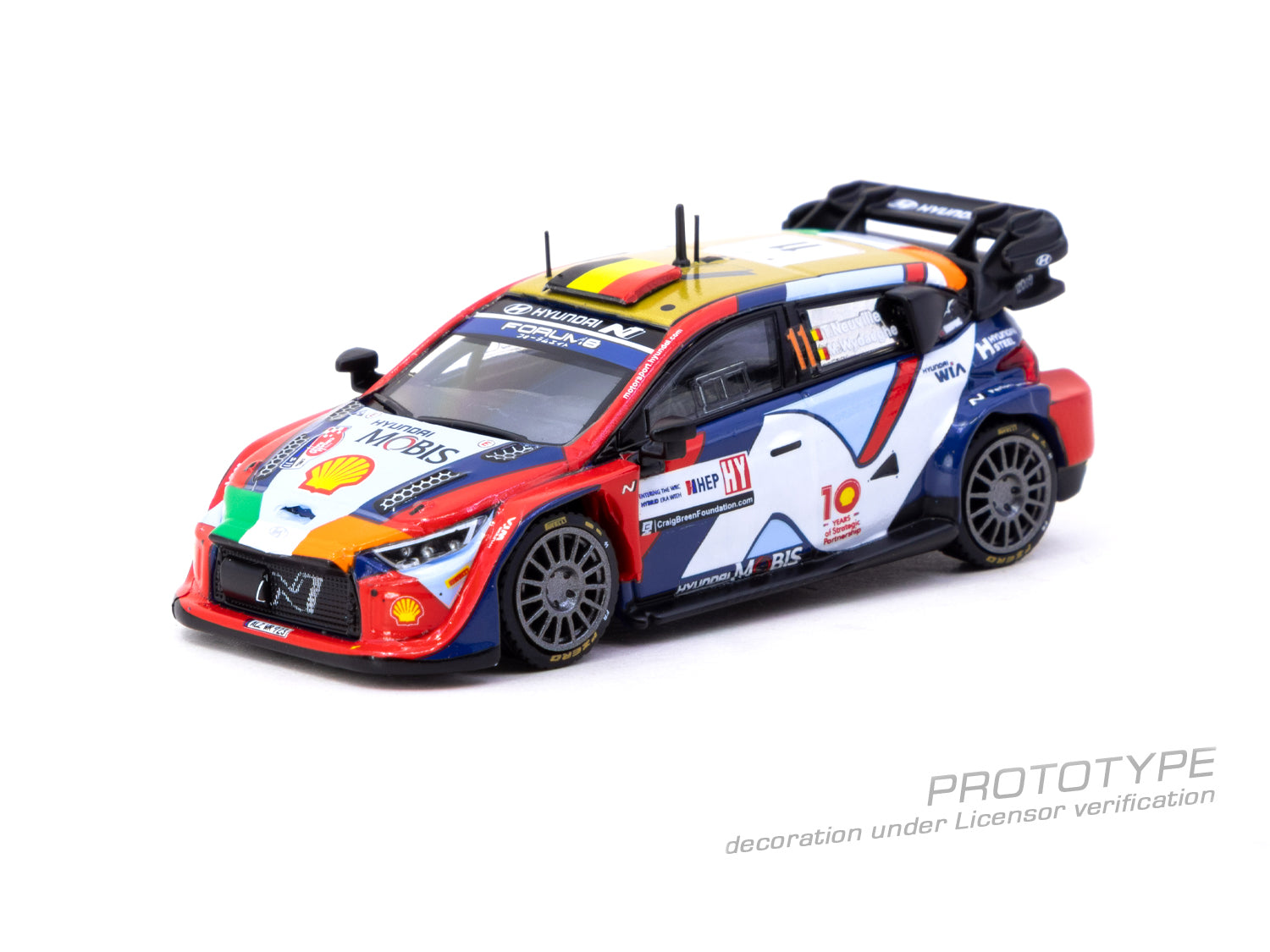 Tarmac Works 1/64 - Hyundai i20 N Rally1 Hybrid Croatia Rally 2024