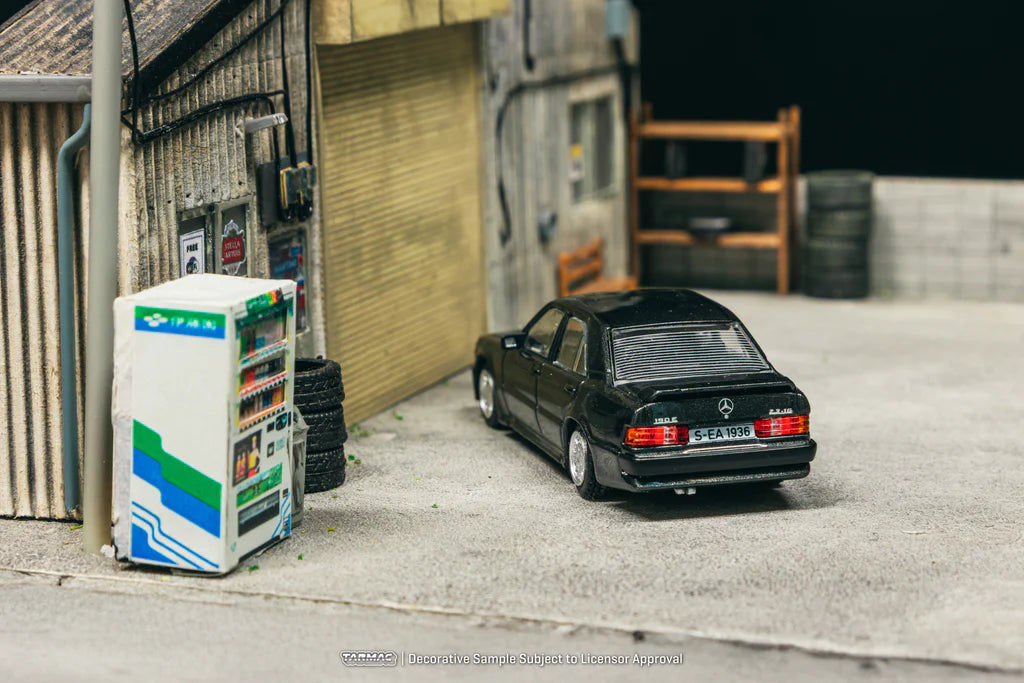 1:64 MERCEDES-BENZ 190 E 2.3-16 -BLUE-BLACK METALLIC -TARMAC WORKS