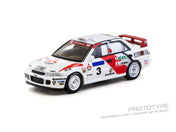 Tarmac Work 1/64 Mitsubishi Lancer Evolution II Hong Kong Beijing Rally 1994 K. Eriksson / S. Parmander