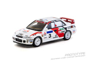 Tarmac Works 1/64 三菱Lancer Evolution II 香港-北京拉力赛 1994 K. Eriksson / S. Parmander