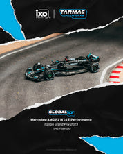 Tarmac Works 1/64 - 梅赛德斯-AMG F1 W14 E Performance 2023年意大利大奖赛 乔治·拉塞尔