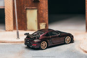 Tarmac Works - 保时捷 Cayman GT4RS 紫水晶金属紫